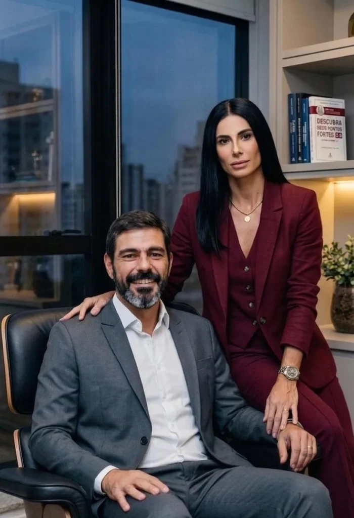 Casal Sarah Franco e Marseau Franco